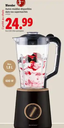 Lidl SILVERCREST Blender offre