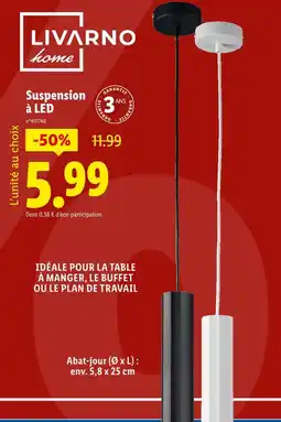 Lidl LIVARNO HOME Suspension à LED offre