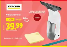 Lidl KÄRCHER Nettoyeur de vitres offre