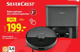 Lidl SILVERCREST Robot aspirateur avec station d'aspiration offre