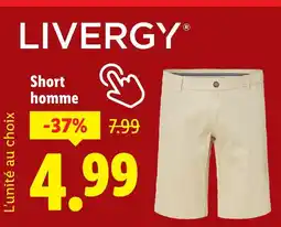 Lidl LIVERGY Short homme offre