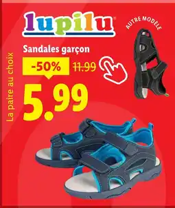 Lidl LUPILU Sandales garçon offre