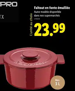 Lidl MASTERPRO Faitout en fonte émaillée offre