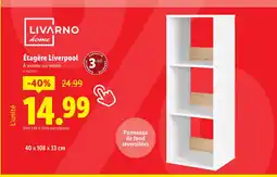Lidl LIVARNO HOME Étagère liverpool offre