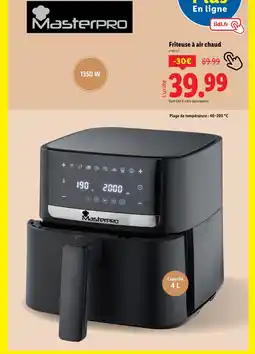 Lidl MASTERPRO Friteuse à air chaud offre