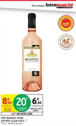 Intermarché Aop bandol rosé expert club hve3 offre