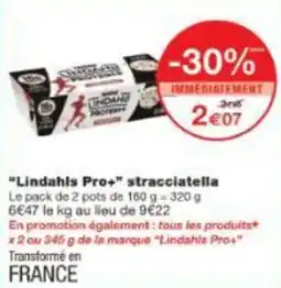 Monoprix Lindahls pro stracciatella offre