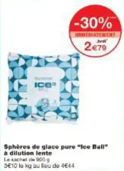 Monoprix Sphères de glace pure ice ball à dilution lente offre