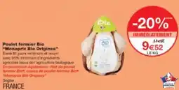 Monoprix Poulet fermier bio monoprix bio origines offre