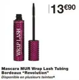 Monoprix Mascara mur wrap lash tubing bordeaux revolution offre