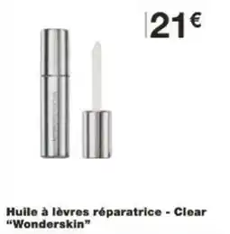 Monoprix Huile à lèvres réparatrice clear wonderskin offre