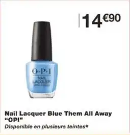 Monoprix Nail lacquer blue them all away opi offre
