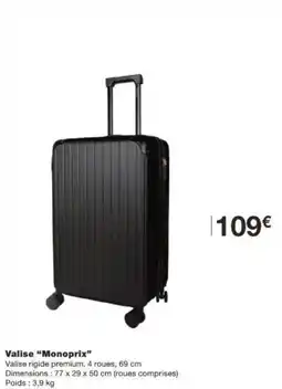 Monoprix Valise monoprix offre