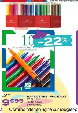 Rougier&Plé 10 feutres pinceaux offre