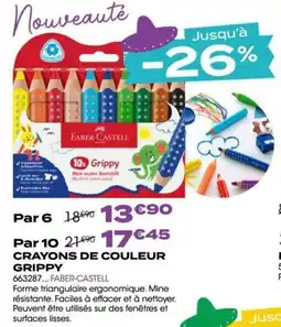 Rougier&Plé Crayons de couleur grippy offre