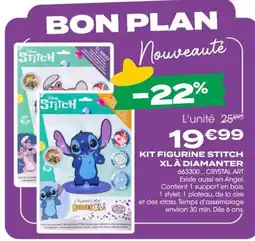 Rougier&Plé Kit figurine stitch xl à diamanter offre
