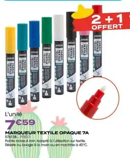 Rougier&Plé Marqueur textile opaque 7a offre