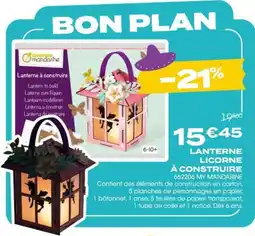 Rougier&Plé Lanterne licorne à construire offre