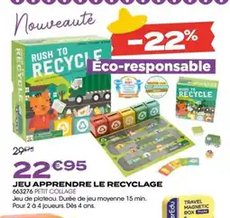 Rougier&Plé Jeu apprendre le recyclage offre