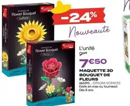 Rougier&Plé Maquette 3d bouquet de fleurs offre
