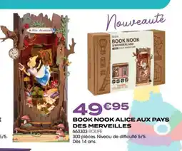 Rougier&Plé Book nook alice aux pays des merveilles offre