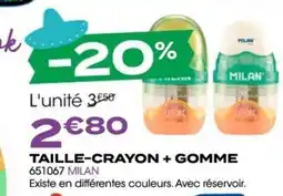 Rougier&Plé Taille-crayon+ gomme offre