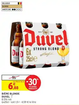 Intermarché DUVEL Bière blonde offre
