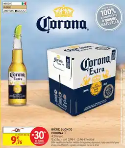 Intermarché CORONA Bière blonde offre