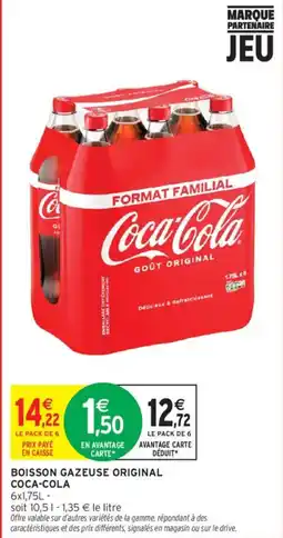Intermarché COCA-COLA Boisson gazeuse original offre