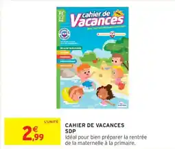 Intermarché Cahier de vacances sdp offre