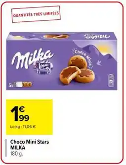 Carrefour Choco Mini Stars MILKA offre