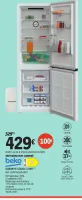 E.Leclerc RÉFRIGÉRATEUR COMBINÉ BEKO offre