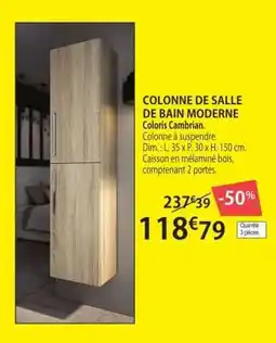 E.Leclerc COLONNE DE SALLE DE BAIN MODERNE offre