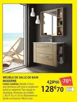 E.Leclerc MEUBLE DE SALLE DE BAIN MODERNE offre