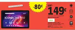 E.Leclerc ICONIA TAB P10 offre