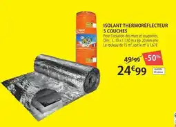 E.Leclerc ISOLANT THERMORÉFLECTEUR 5 COUCHES offre