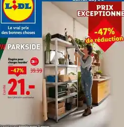 Lidl Étagère pour charges lourdes offre