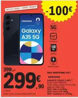 E.Leclerc Samsung Galaxy A35 5G offre