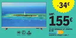 E.Leclerc TV LED 32PHS5527 offre