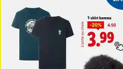 Lidl T-shirt homme offre