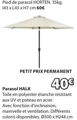 JYSK Parasol halk offre