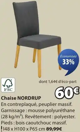 JYSK Chaise nordrup offre