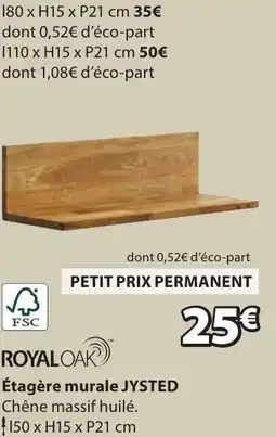 JYSK Étagère murale jysted offre