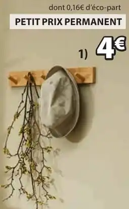 JYSK Patère mollerup offre