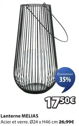 JYSK Lanterne melias offre