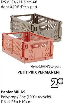 JYSK Panier milas offre