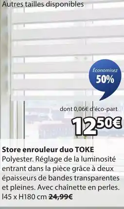 JYSK Store enrouleur duo toke offre