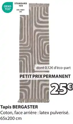JYSK Tapis bergaster offre