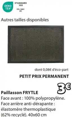 JYSK Paillasson frytle offre