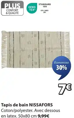 JYSK Tapis de bain nissafors offre